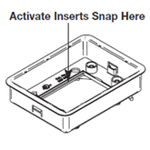 Legrand - Wiremold 880MPA 880MP Series Nonmetallic Floor Box Adjusting Ring
